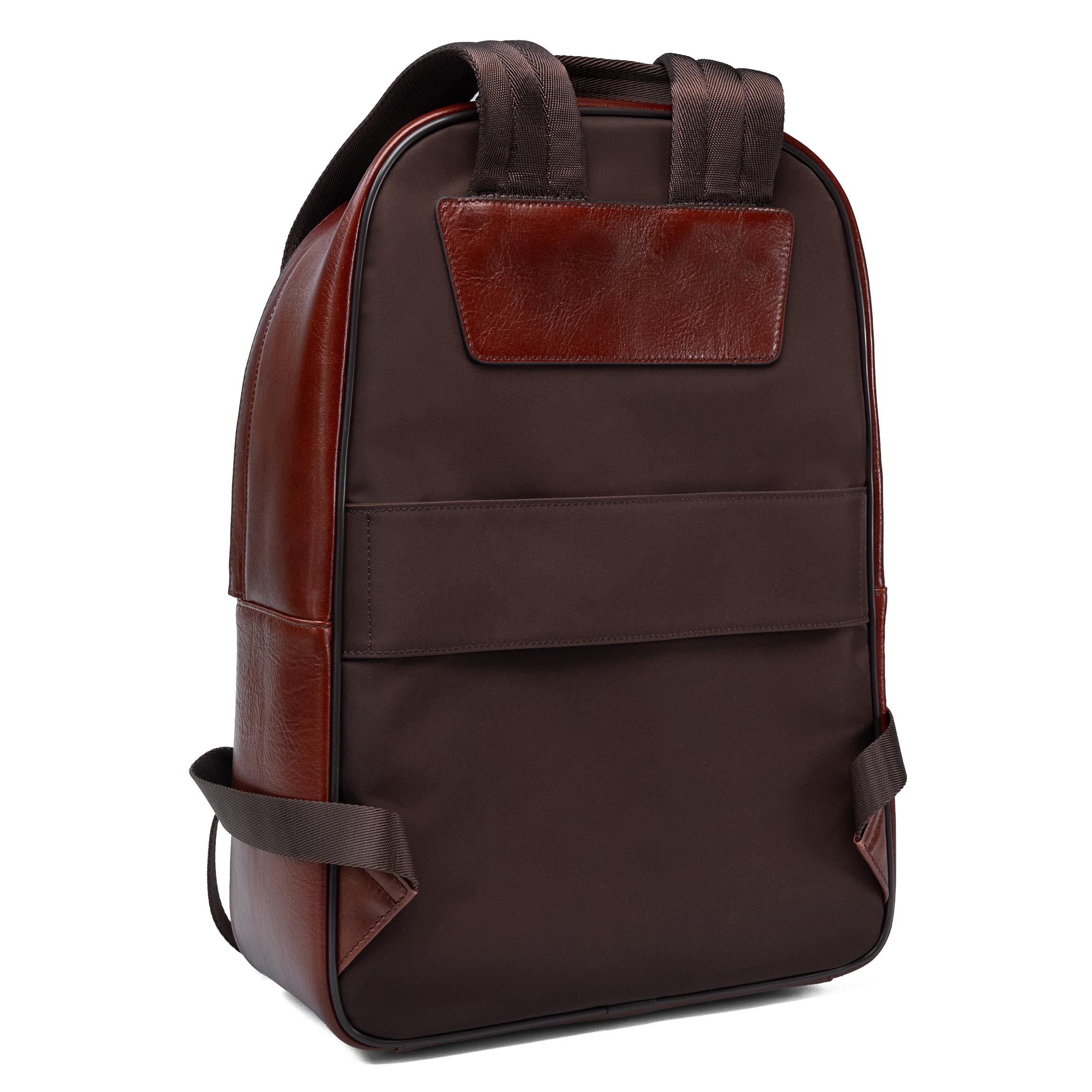 Valmio Borton Leder-Rucksack - hellbraun