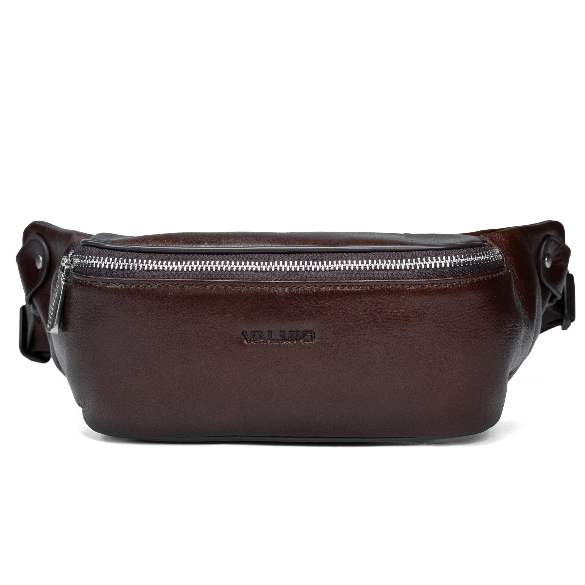 Valmio M86 brown leather waist bag