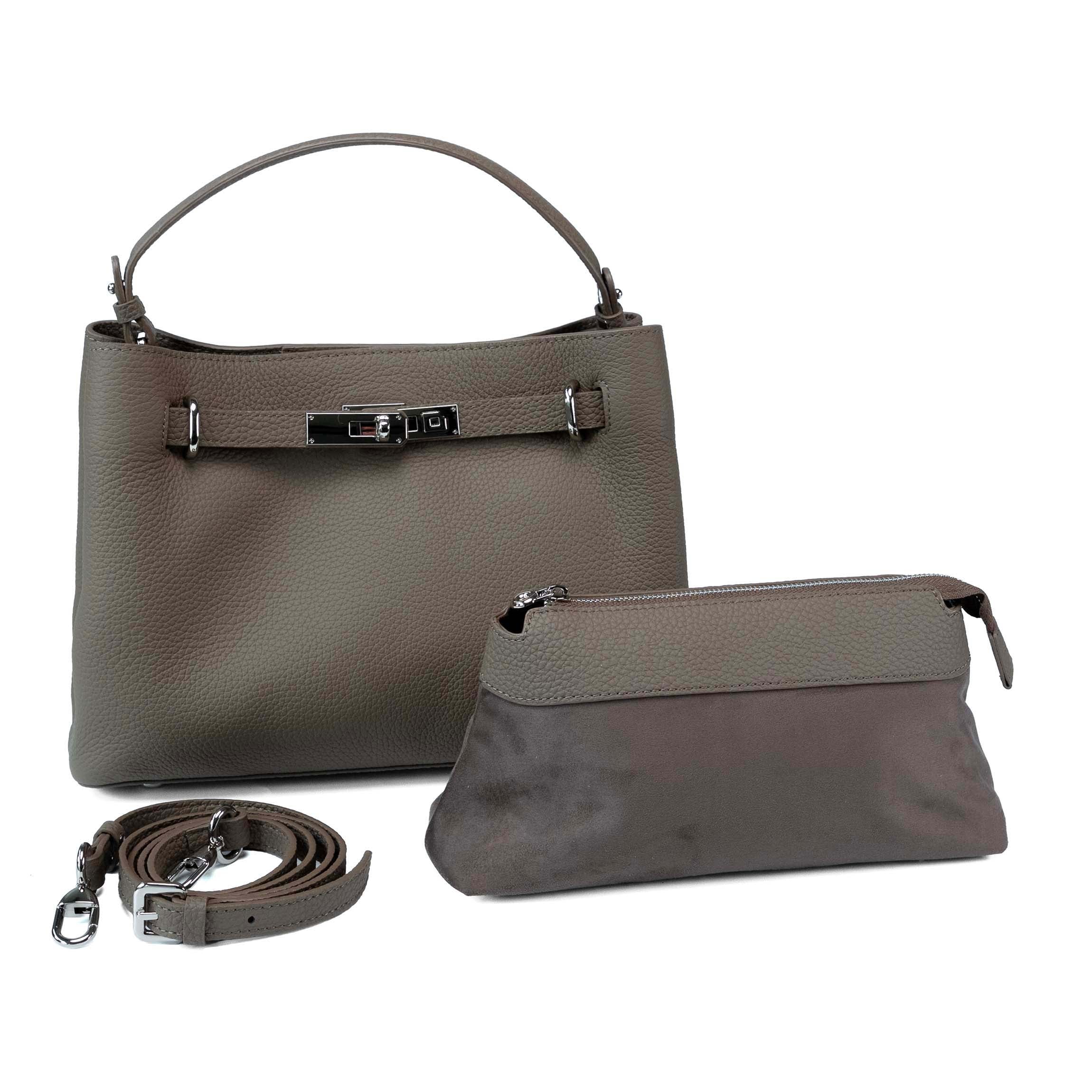 Valmio Salora Leather Women's Bag - Beige
