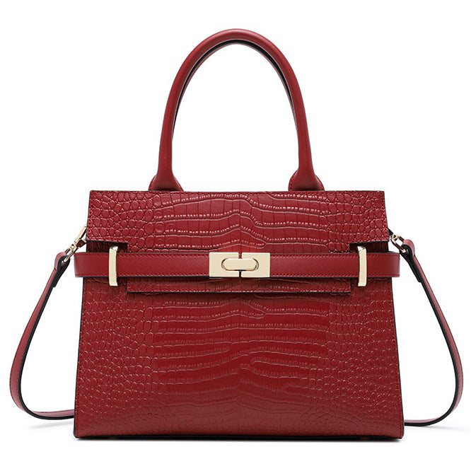 Valmio Kerina Leather Women's Bag - Red