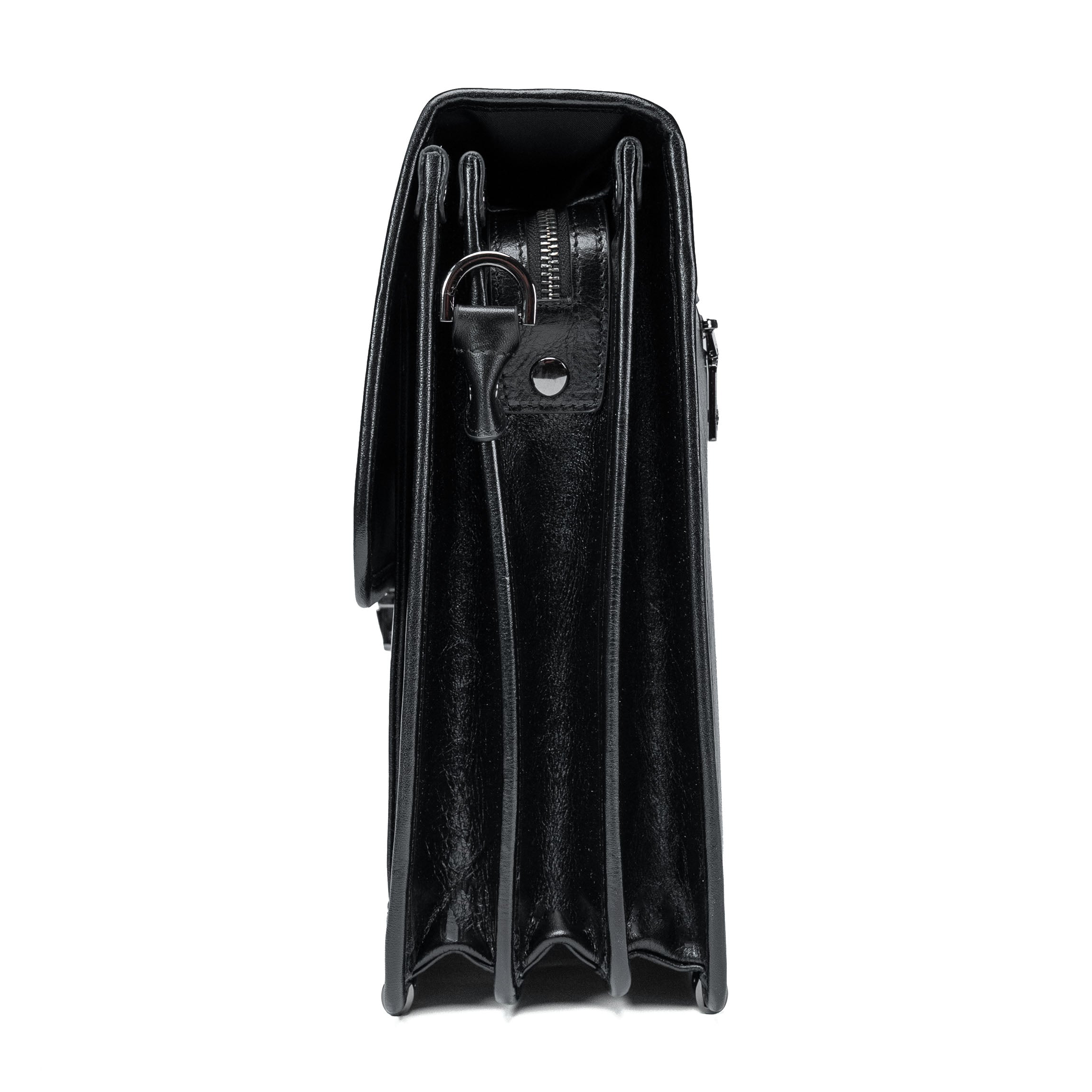 Serviette en cuir pour homme Arven noir