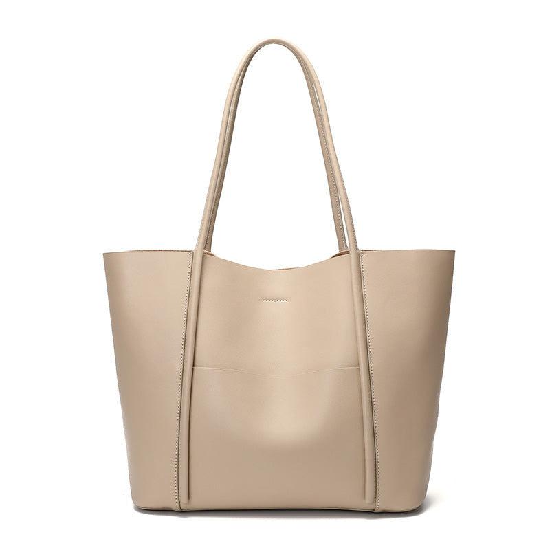 Valmio Tonora Leather Women's Bag - Beige