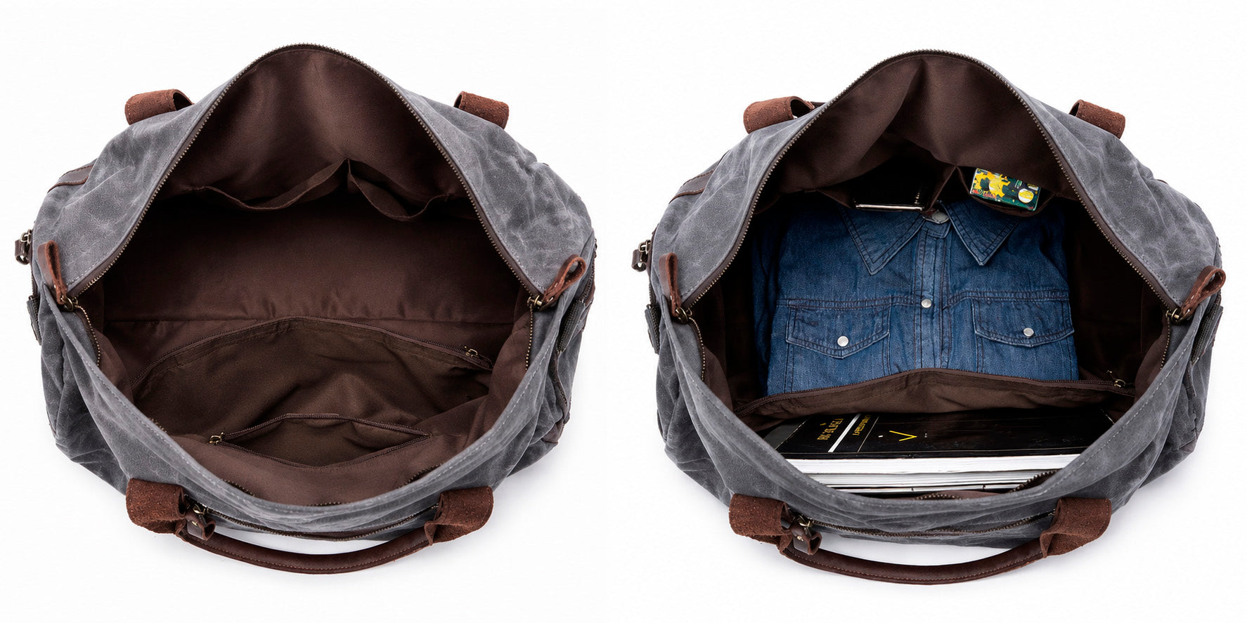 Valmio Chester Grey Weekend Travel Bag