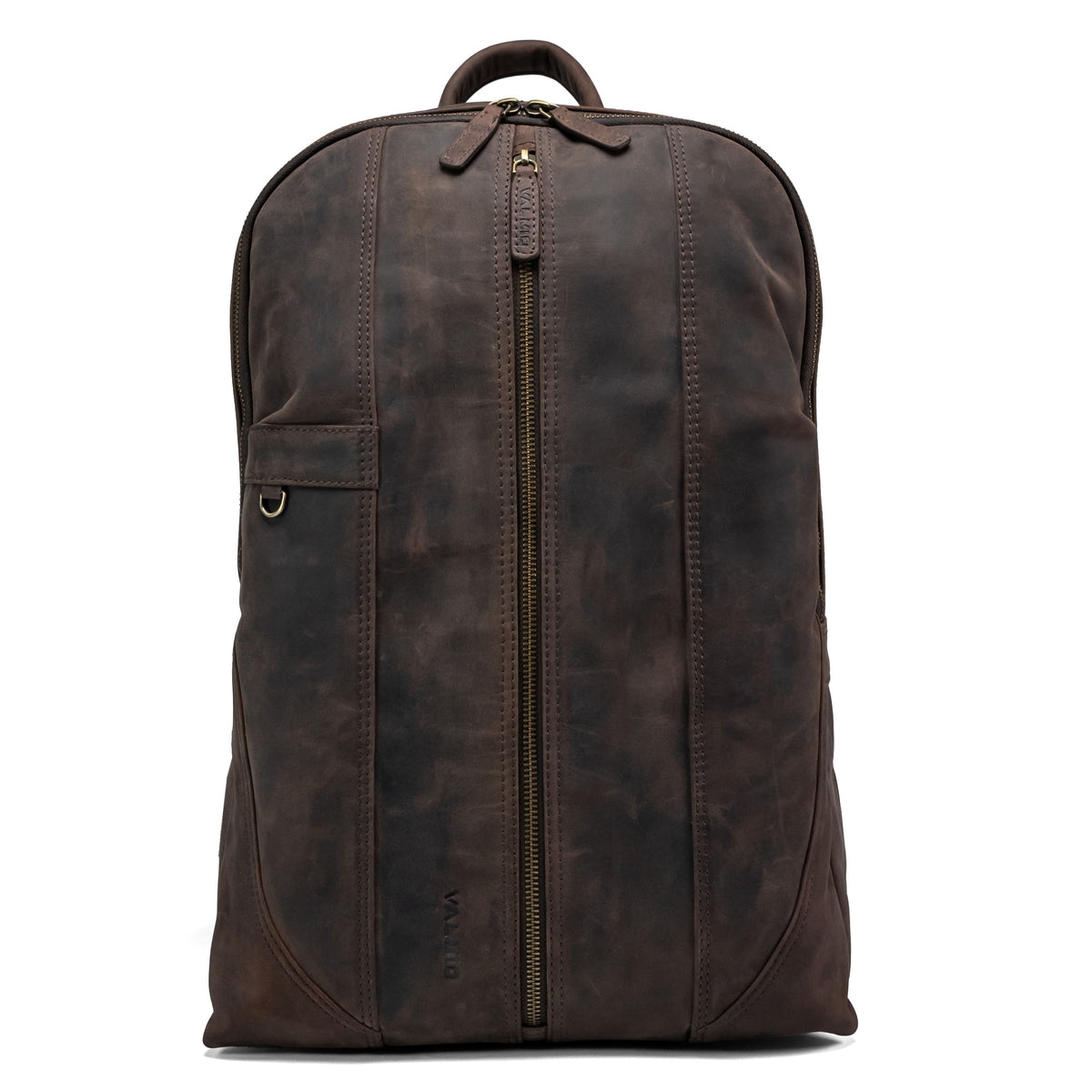 Valmio Gale Lederrucksack Braun