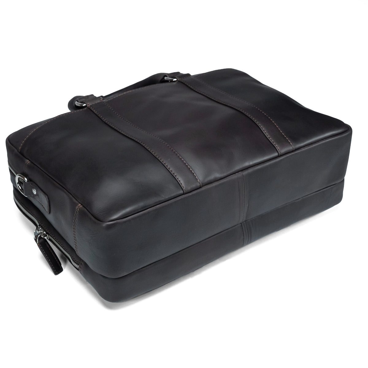 Men's Leather Laptop Bag Valmio Cargo - Brown