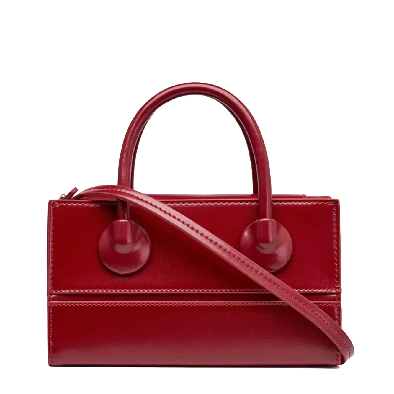 Bolso de mujer Valmio Helina de cuero - rojo