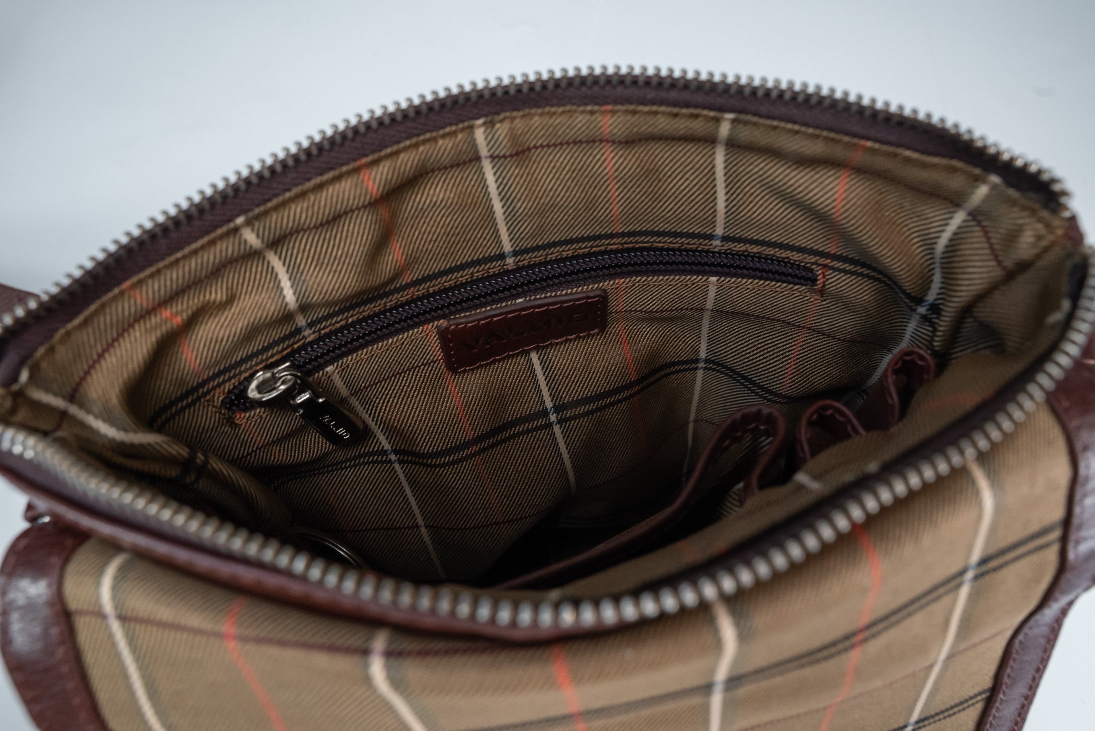 Sac bandoulière Valmio Boro brun rougeâtre