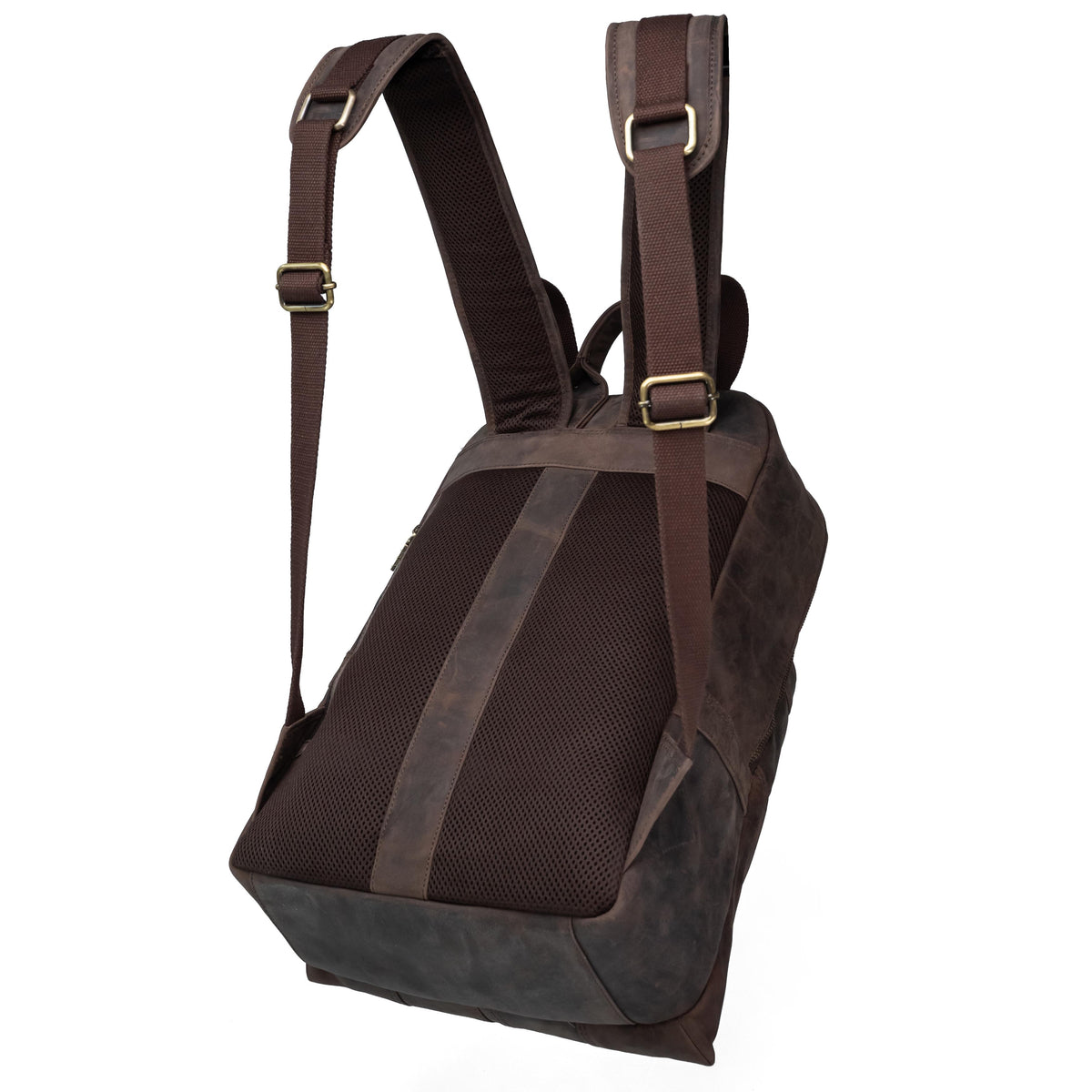 Valmio Gale Lederrucksack Braun