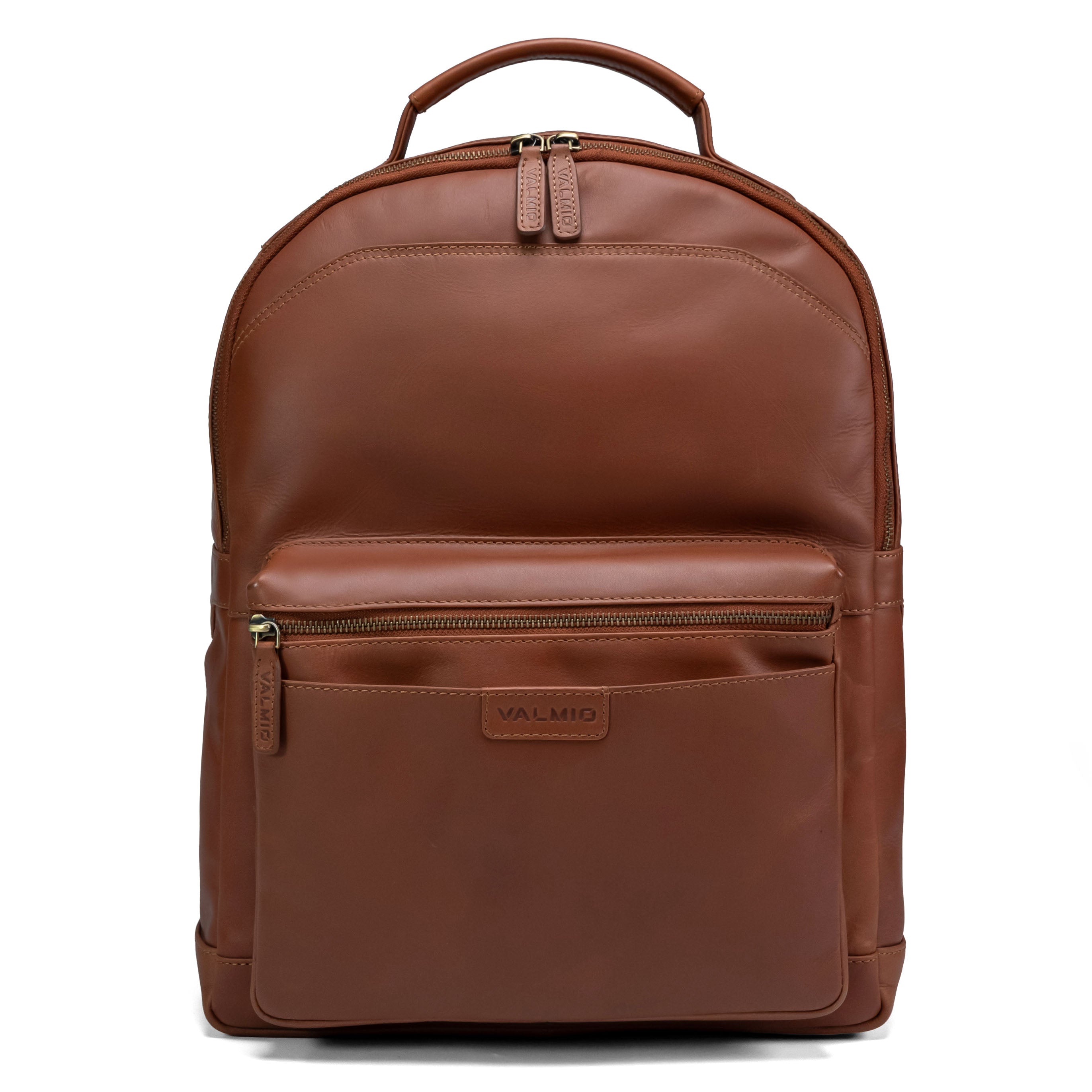 Valmio Royal Leather Backpack Cognac