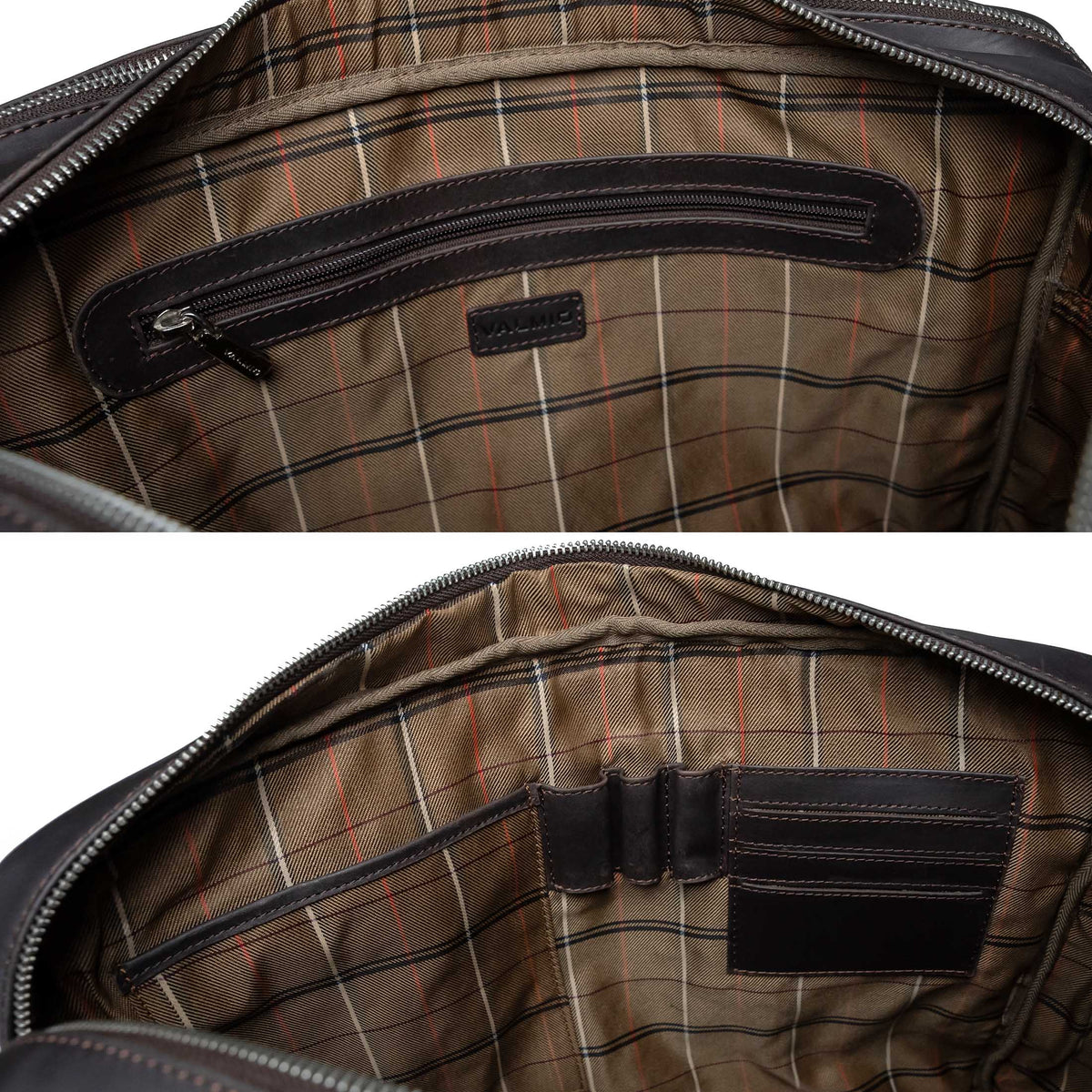 Men's Leather Laptop Bag Valmio Cargo - Brown