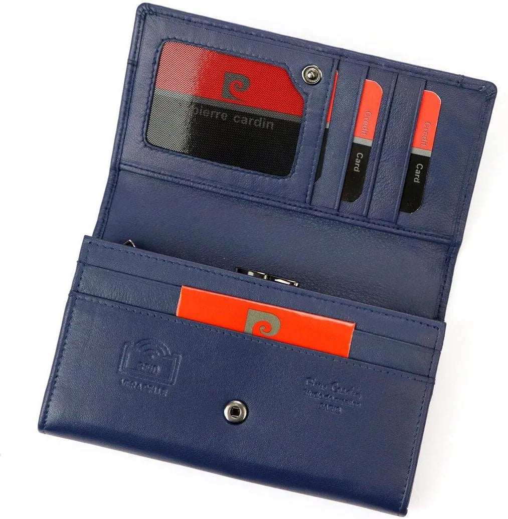 The Pierre Cardin 455 BLU 131 women's wallet
