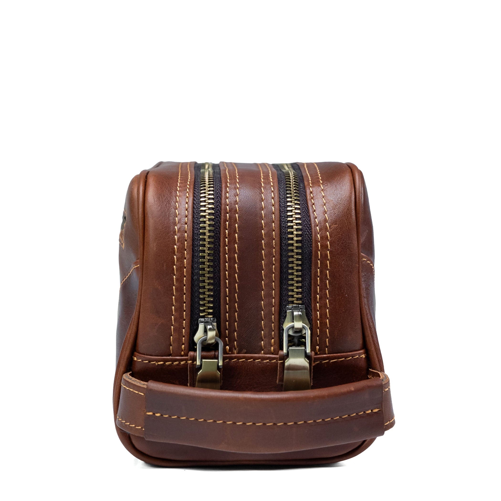 Trousse de toilette en cuir Valmio Hornes