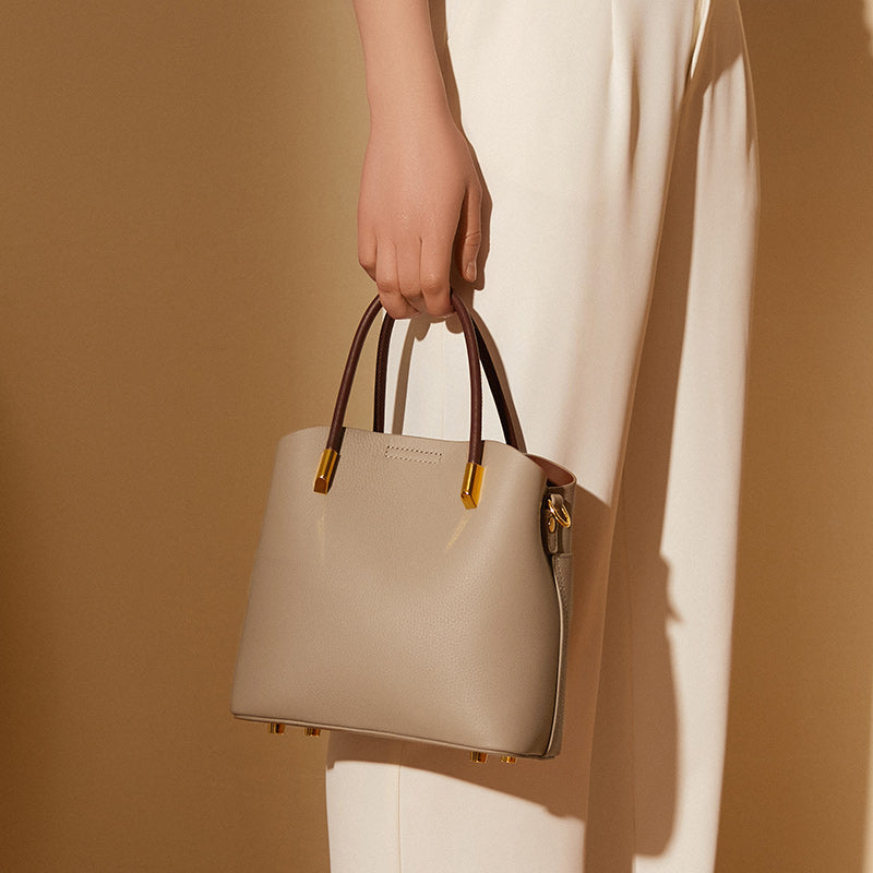 Valmio Karina Leather Women's Bag - Yellow