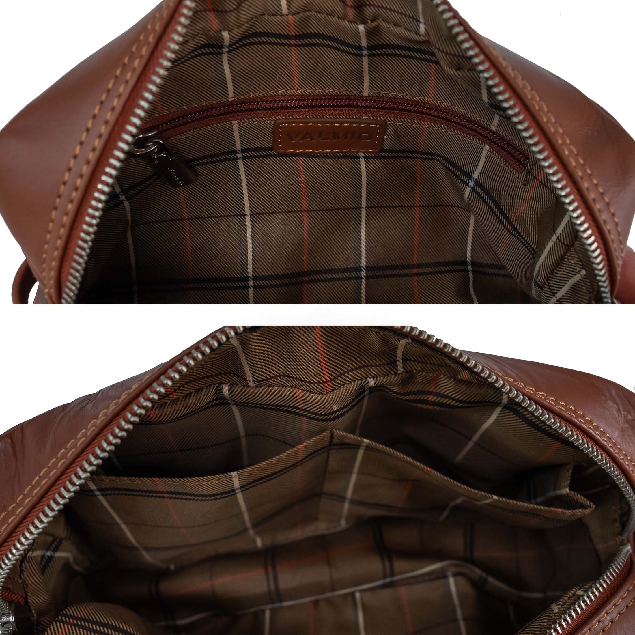 Valmio Trip CRAZY HORSE Leather Toiletry Bag