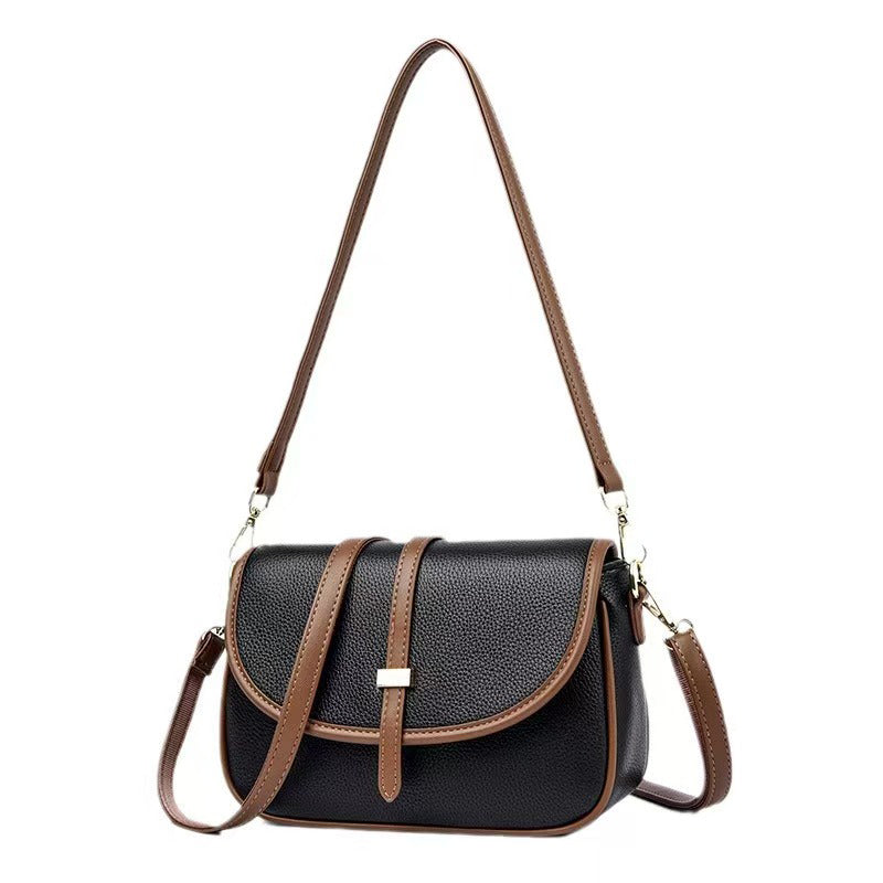 Sac femme en cuir Valmio Valina - noir