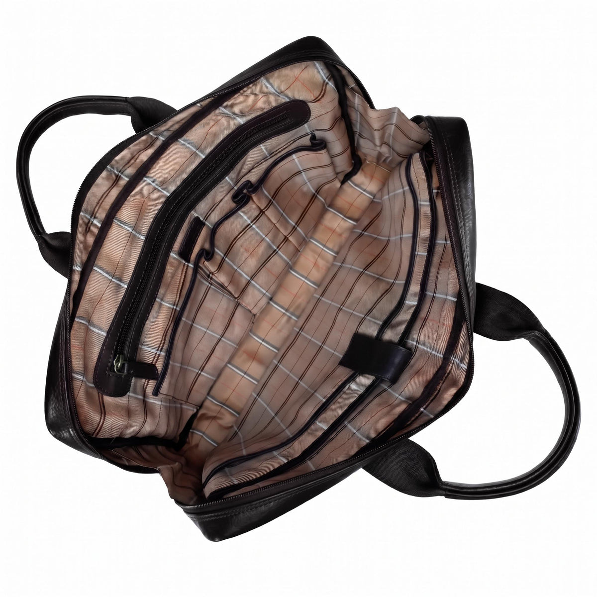 Valmio Lids Laptoptasche aus Vollnarbenleder in Braun für Herren