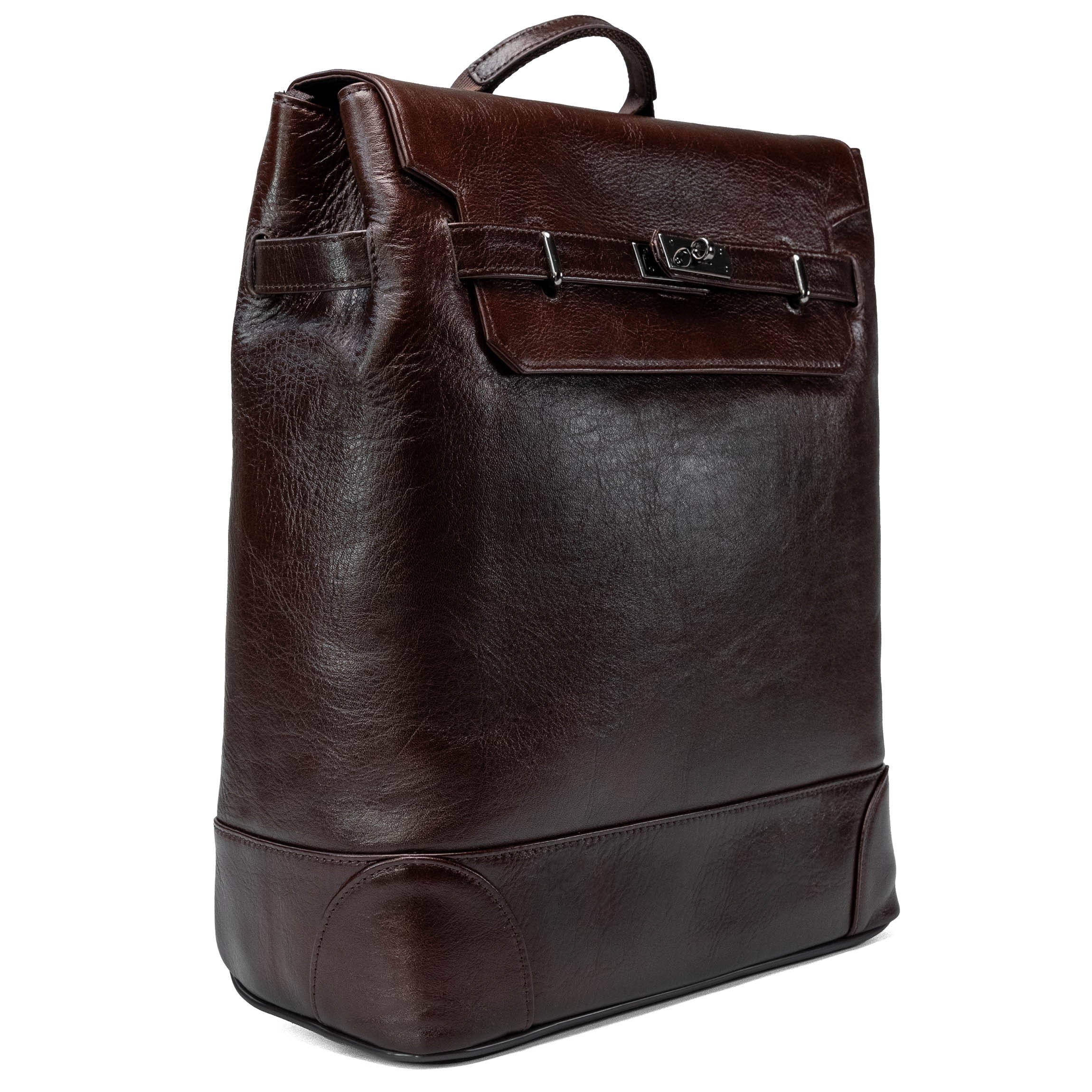 Syren brown leather backpack