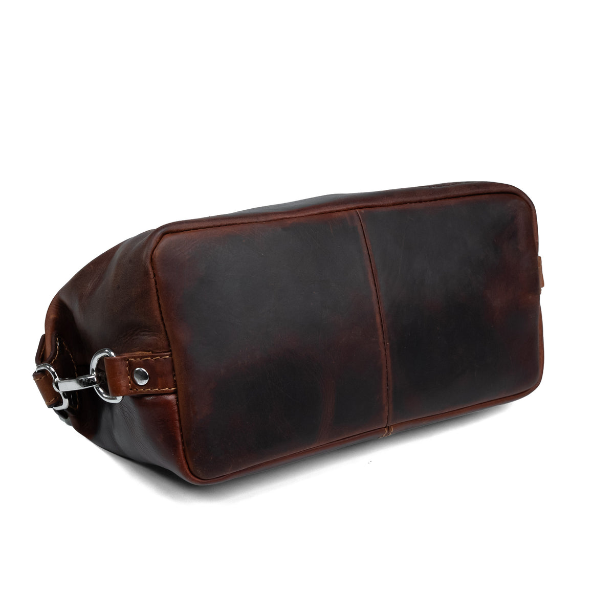 Trousse de toilette pour homme en cuir marron Valmio Kabo