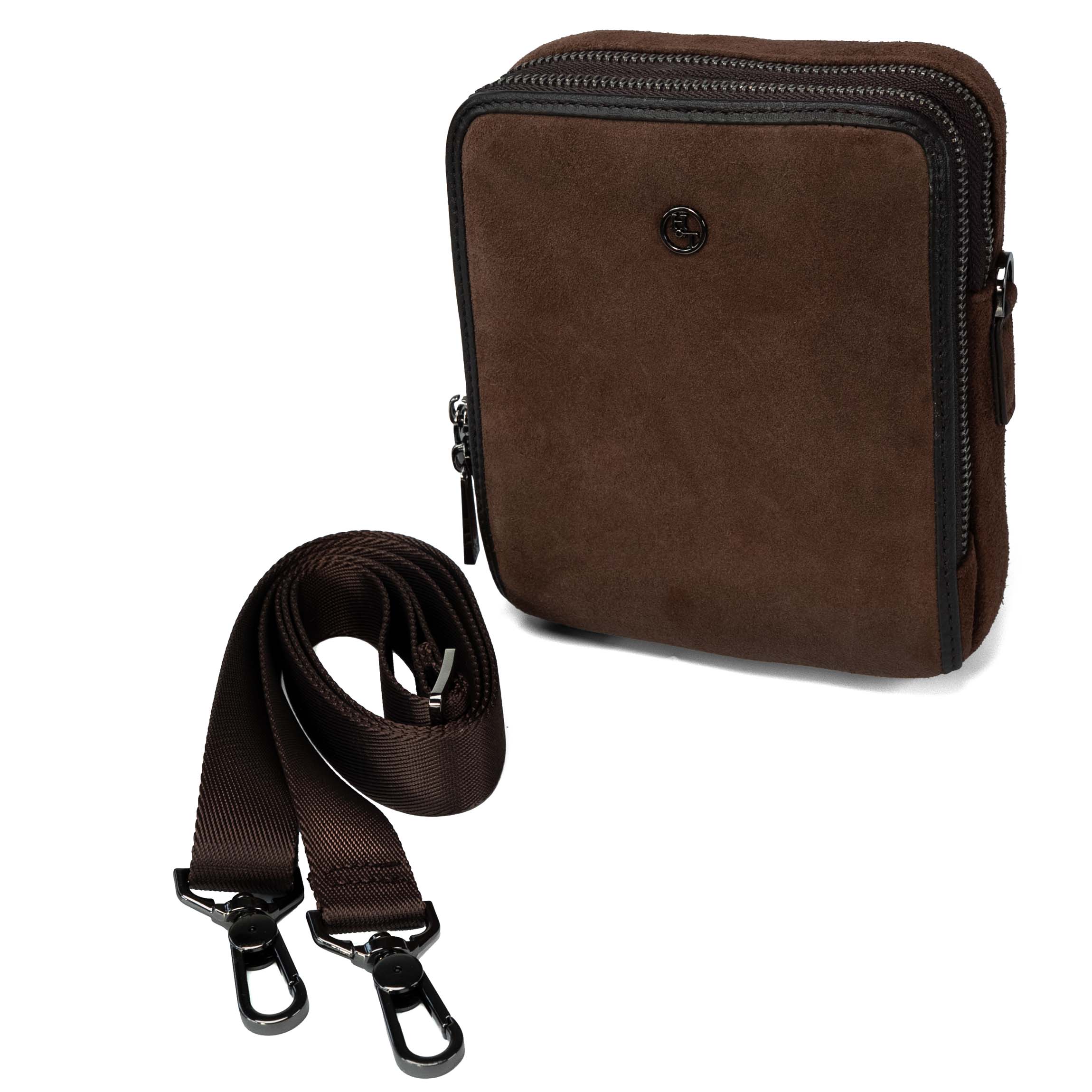 Nord Herren Leder Crossbody-Umhängetasche