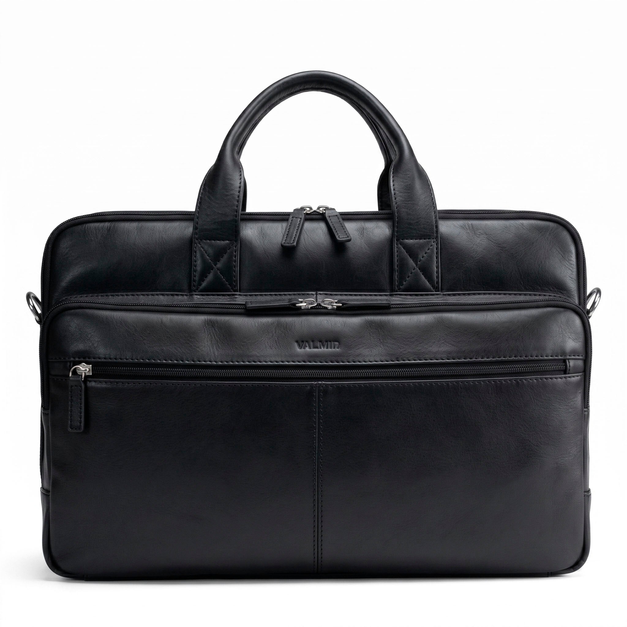 Valmio Vigo Genuine Leather Bag Black