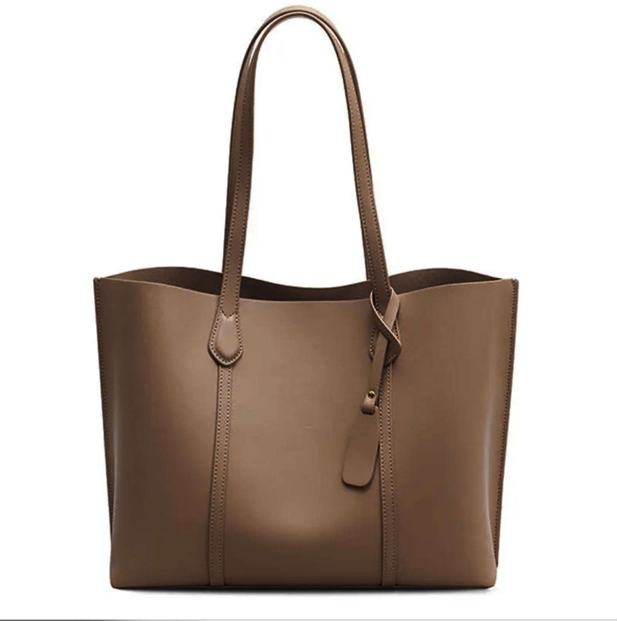Valmio Nivora leather women's handbag - brown