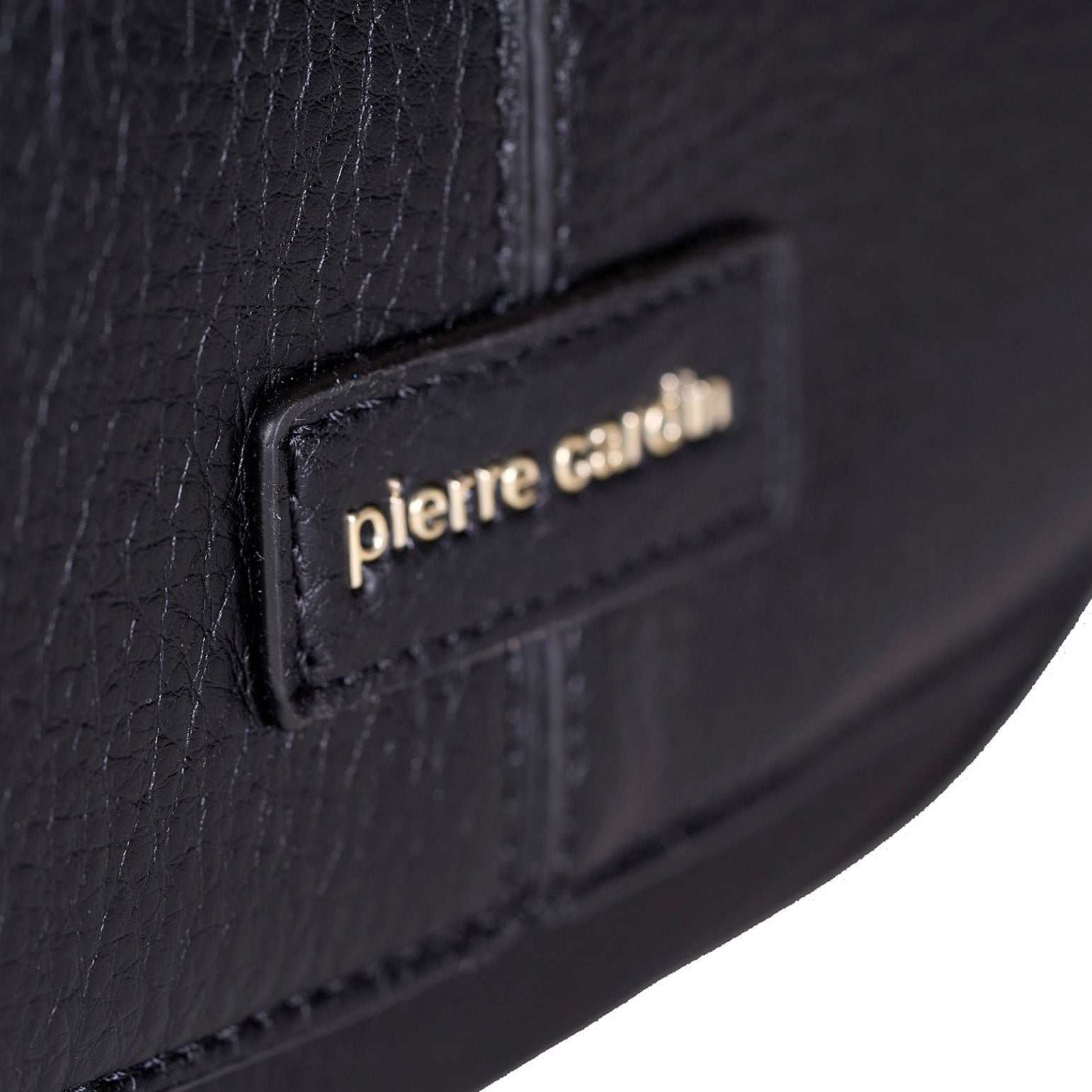 PIERRE CARDIN 6613 Black eco-leather handbag
