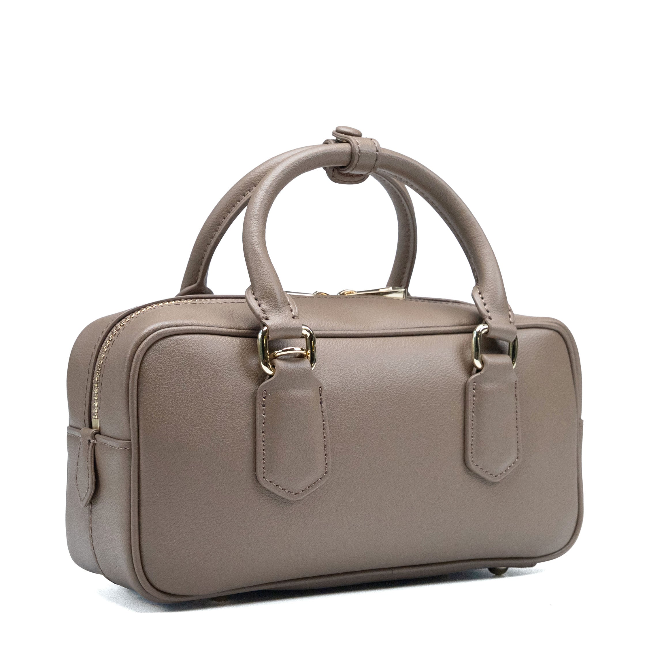 Valmio Perina leather women's handbag BEIGE