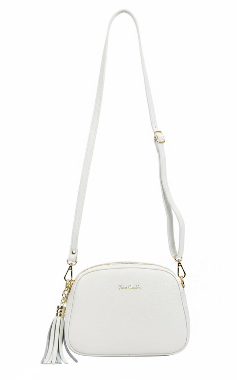 Leather bag PIERRE CARDIN 4500 White