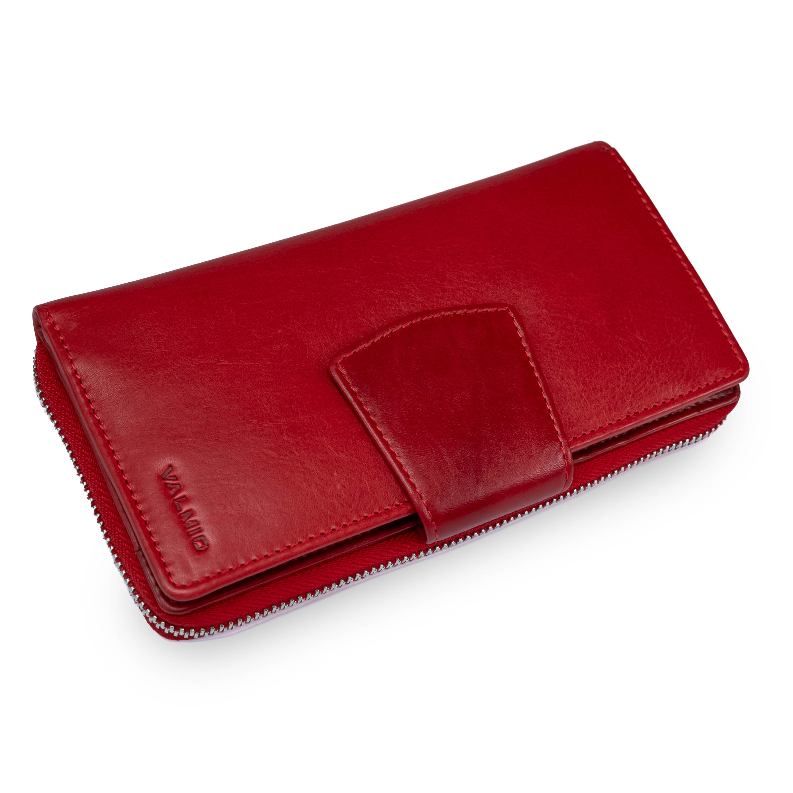 Women's Leather Wallet Valmio Vault 2435 Red