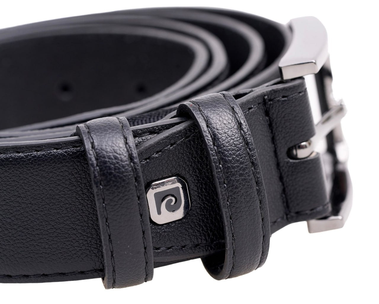 Cinturón de cuero para hombre Pierre Cardin 2506 NEGRO