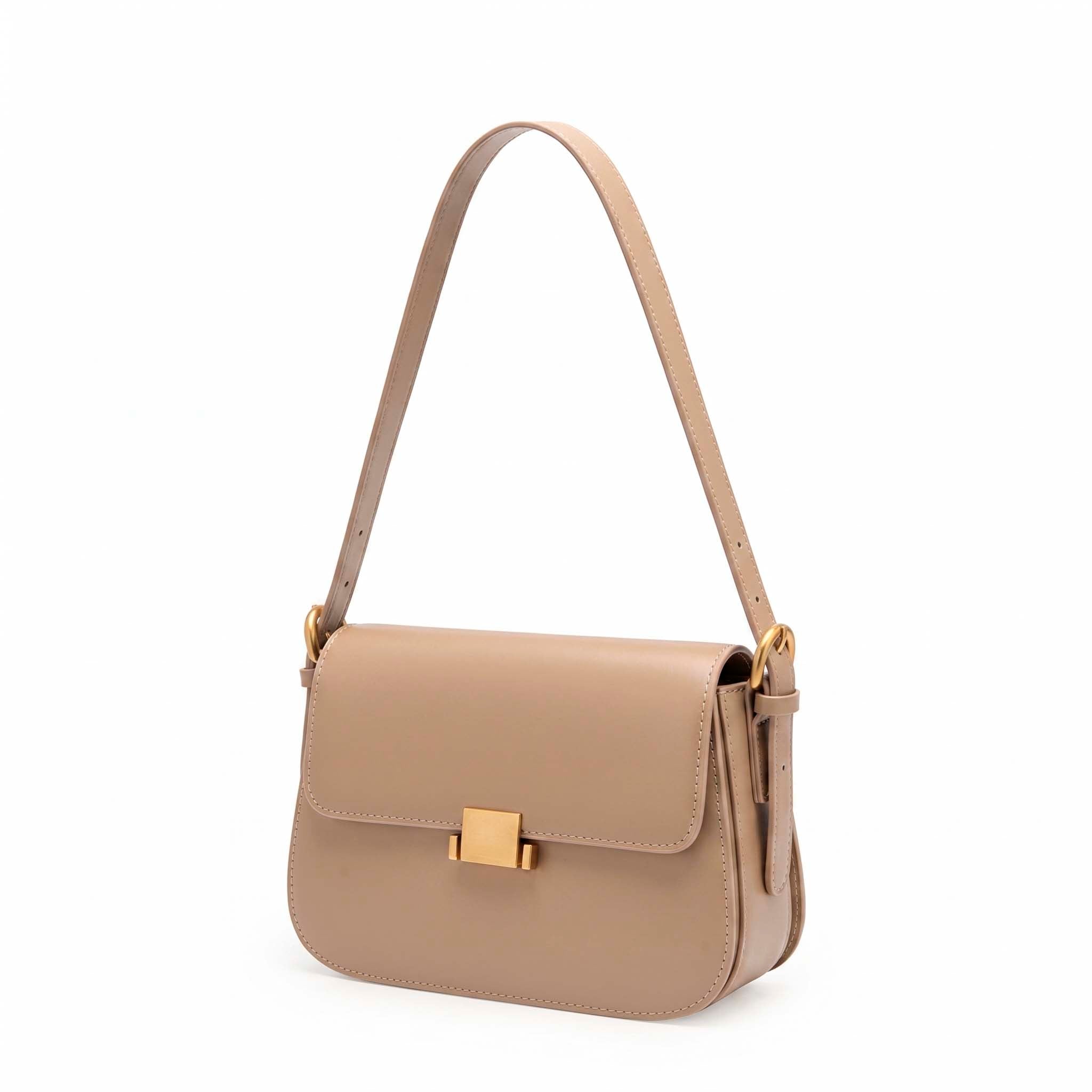 Valmio Sonora Leather Women's Bag - Beige