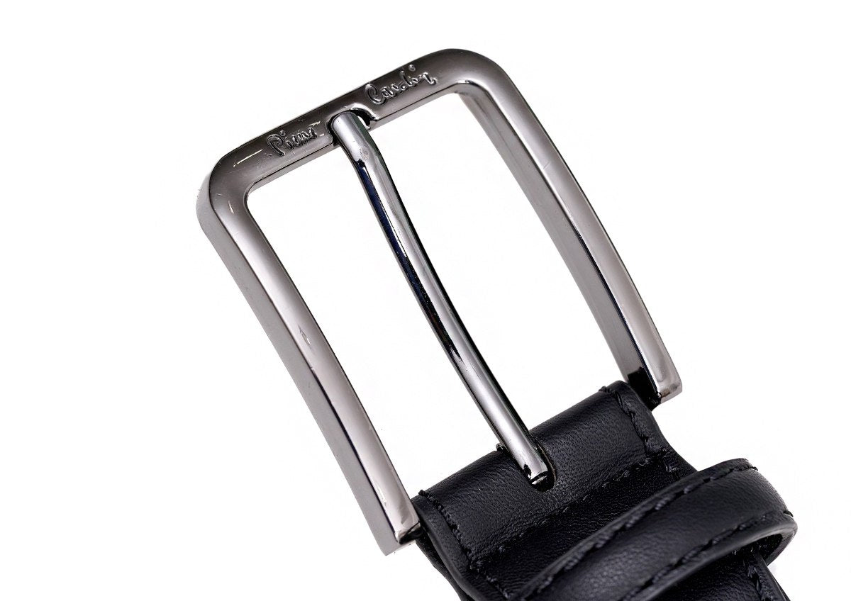 Men's leather belt Pierre Cardin 2508-NERO