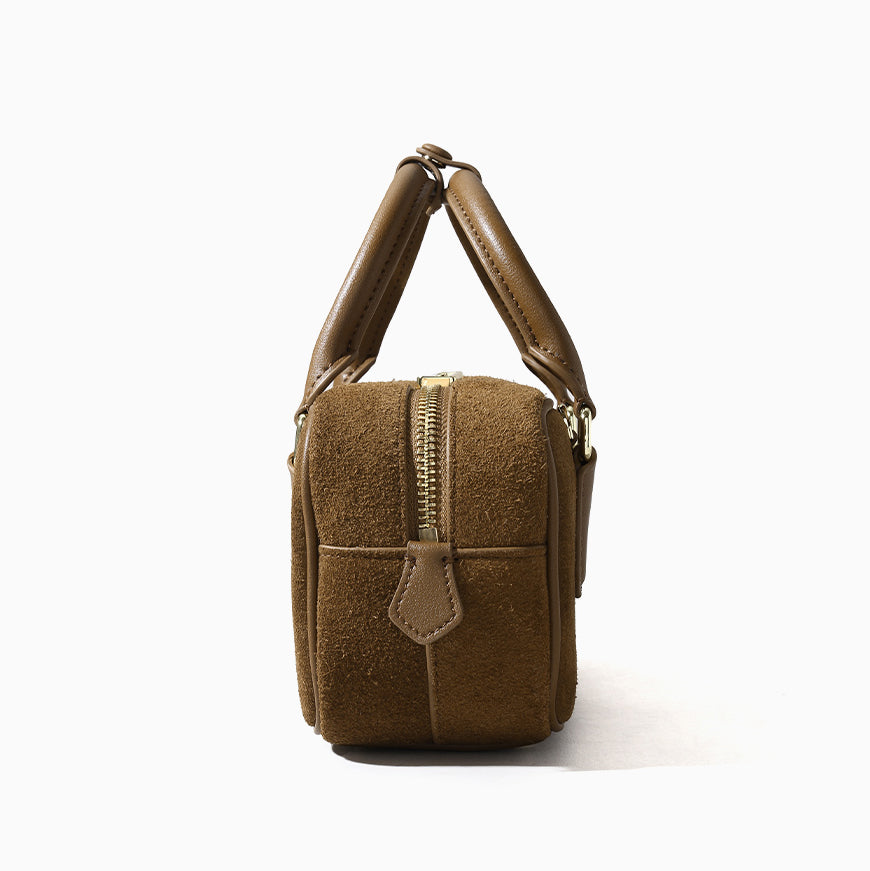 Sac à main pour femme en cuir Valmio Perina - marron