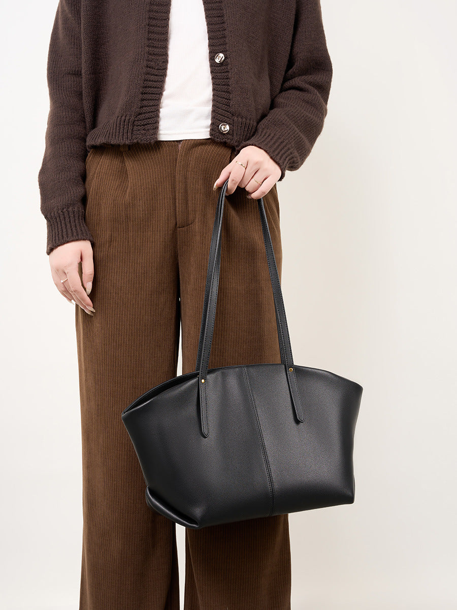 Sac à main pour femme en cuir Valmio Zenora - noir