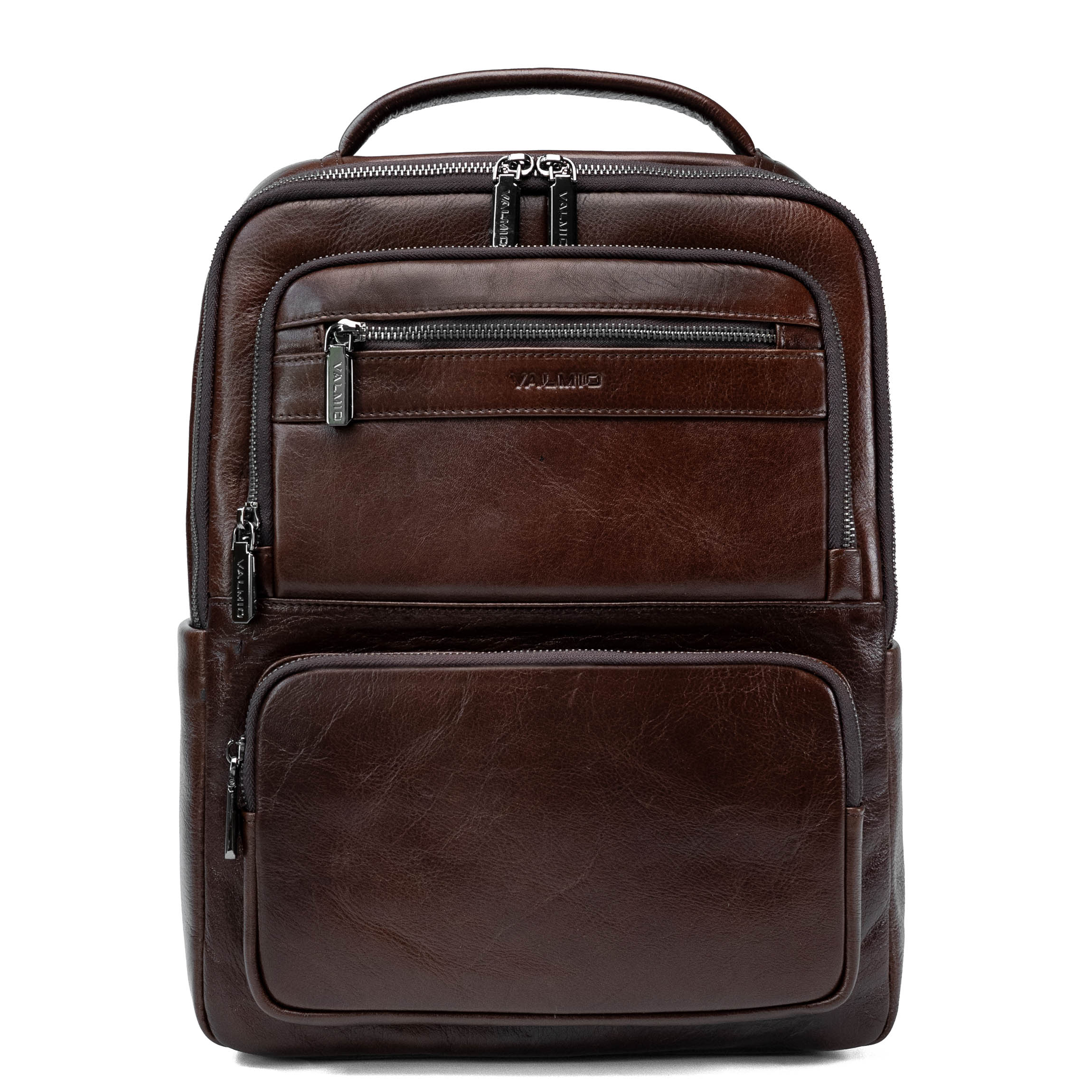 Valmio Kordon luxury leather backpack - brown
