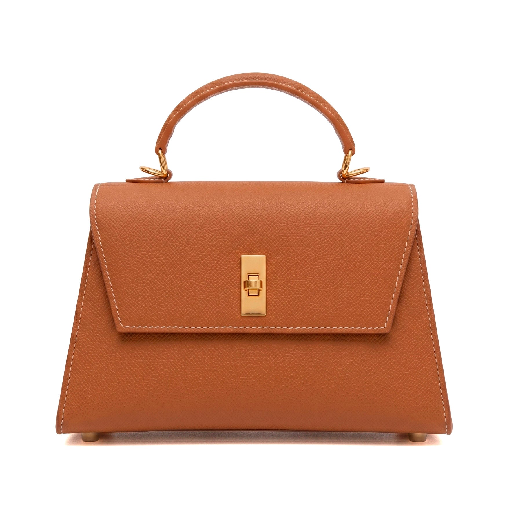 Valmio Sonira leather women's handbag - brown