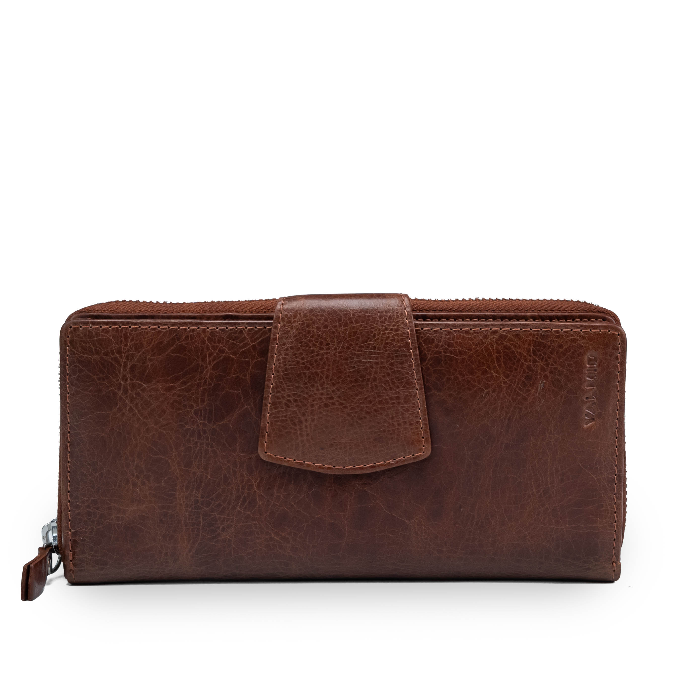 Women's Leather Wallet Valmio Snug 2439 Cognac