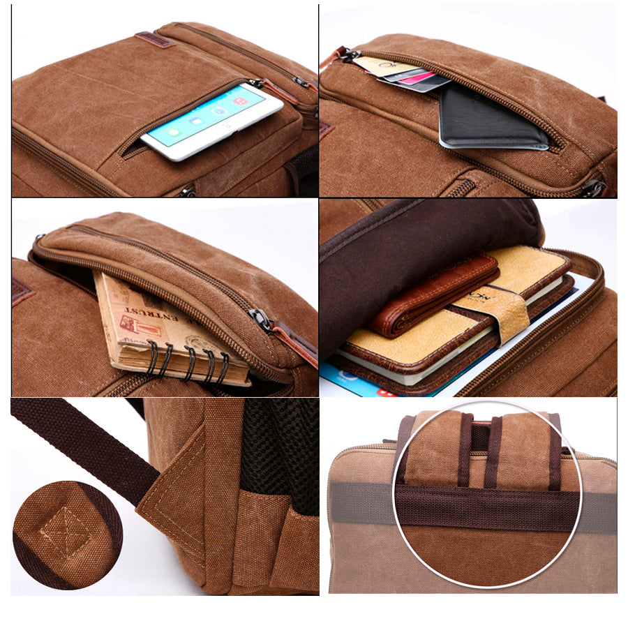 Valmio Sity Brown Urban Backpack