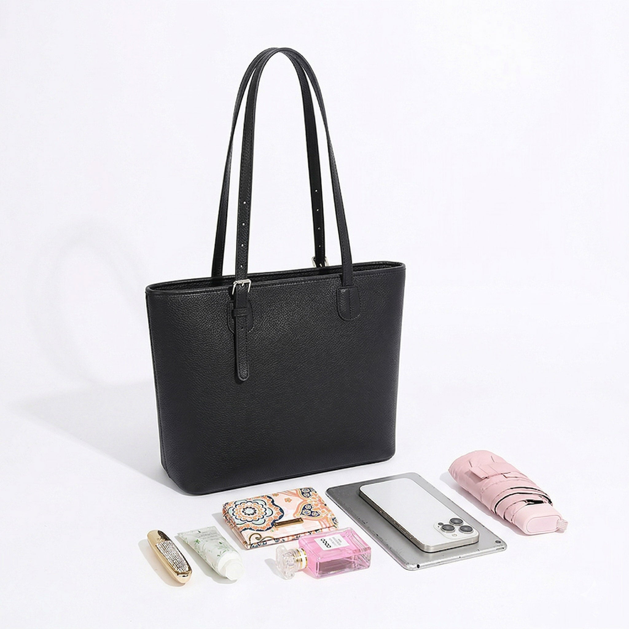 Valmio Pelora Leather Women's Bag - Black