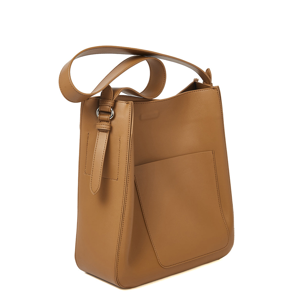 Bolso de cuero para mujer Valmio Tivana - moka