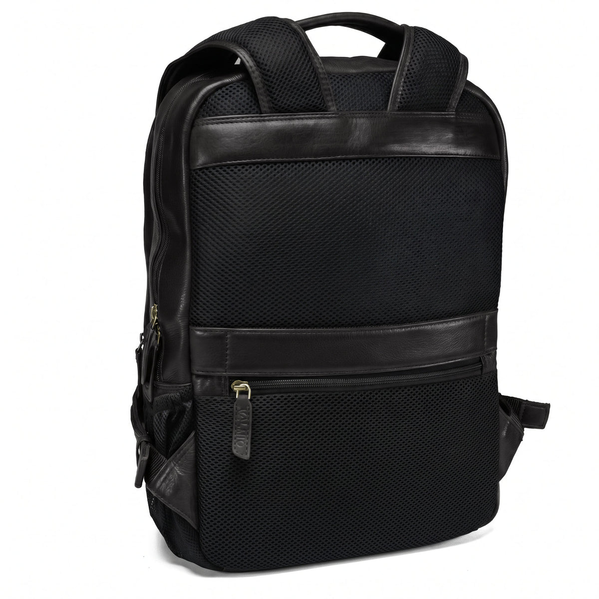 Brauner Rucksack aus Vollnarbenleder, Modell Valmio Lands