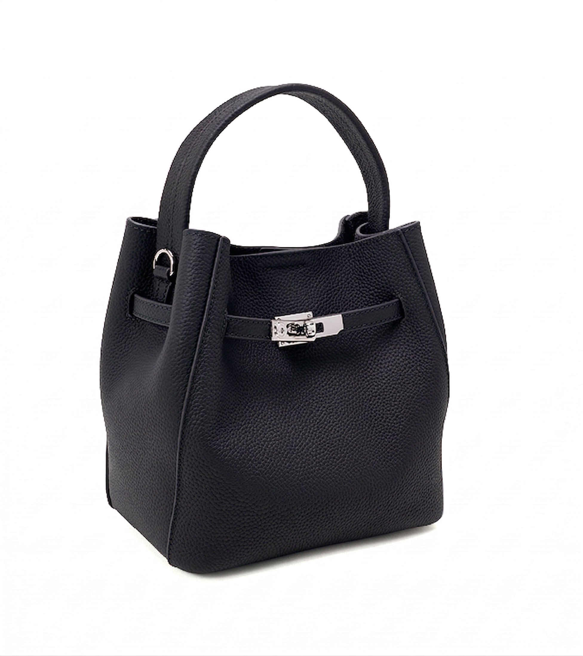 Sac à main pour femme en cuir Valmio Lonira - noir