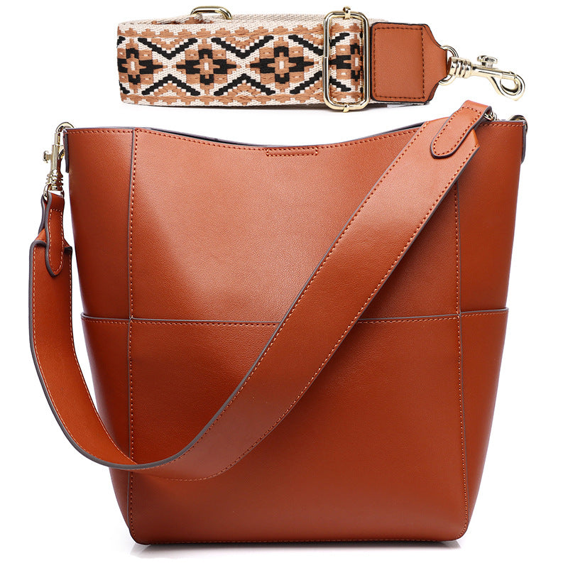 Valmio Vilora Leather Women's Bag - Brown