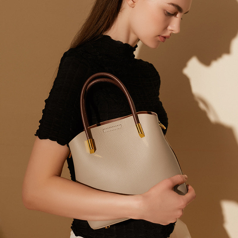 Valmio Karina Leather Women's Bag - Yellow