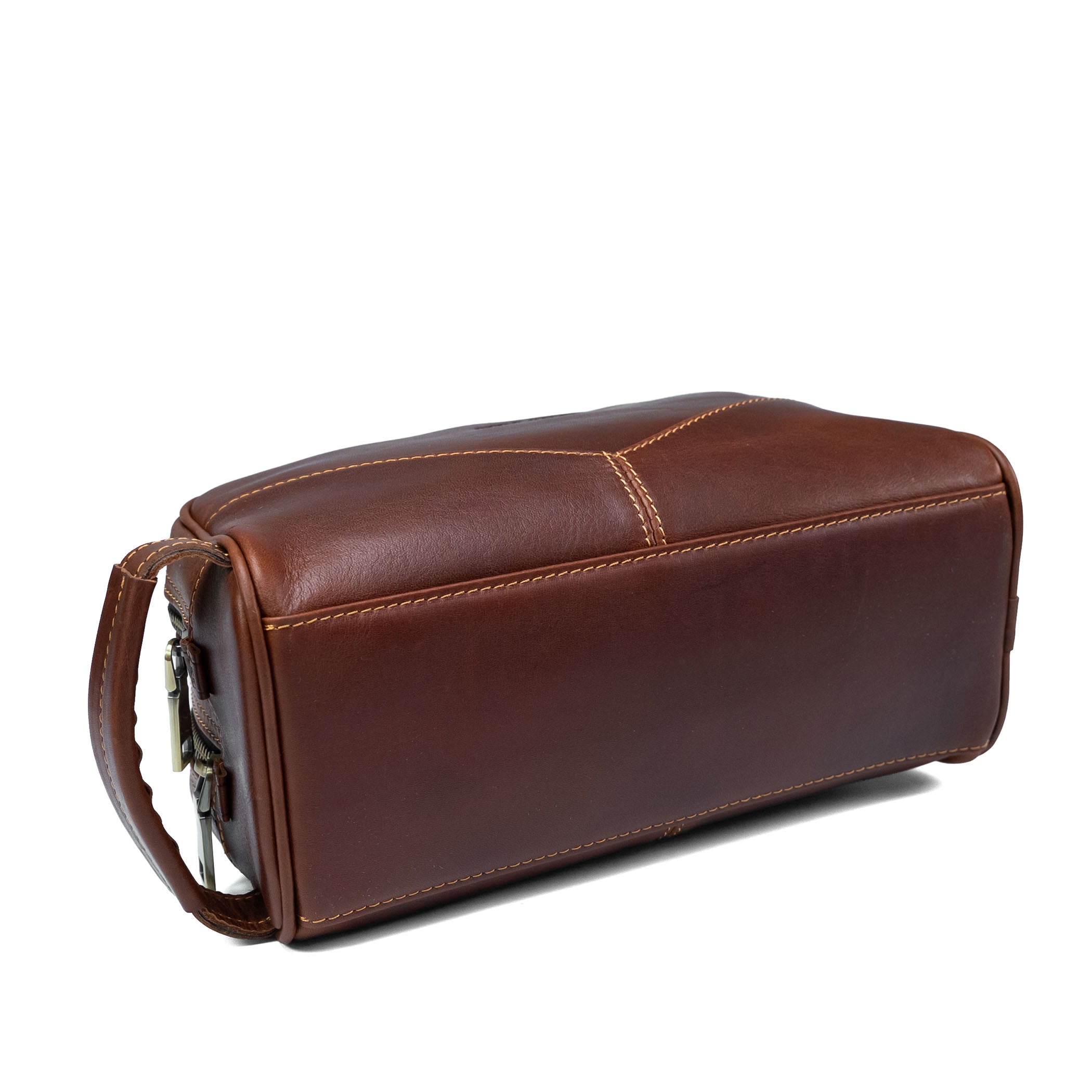 Trousse de toilette en cuir Valmio Hornes