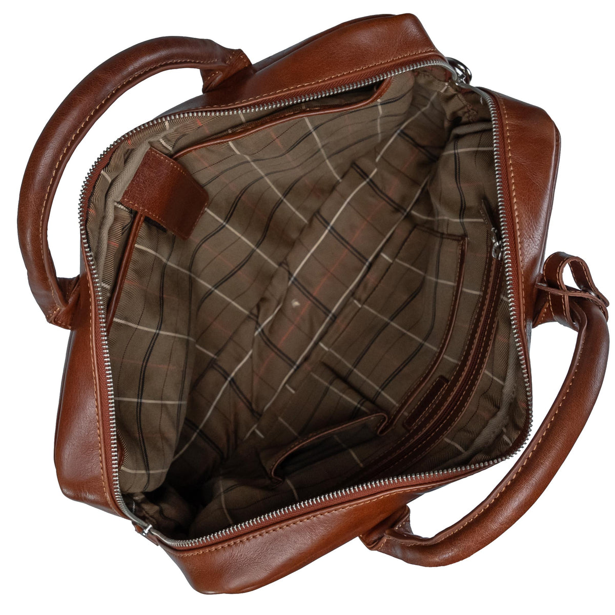 Sacoche pour ordinateur portable pour homme Valmio Hawes - marron