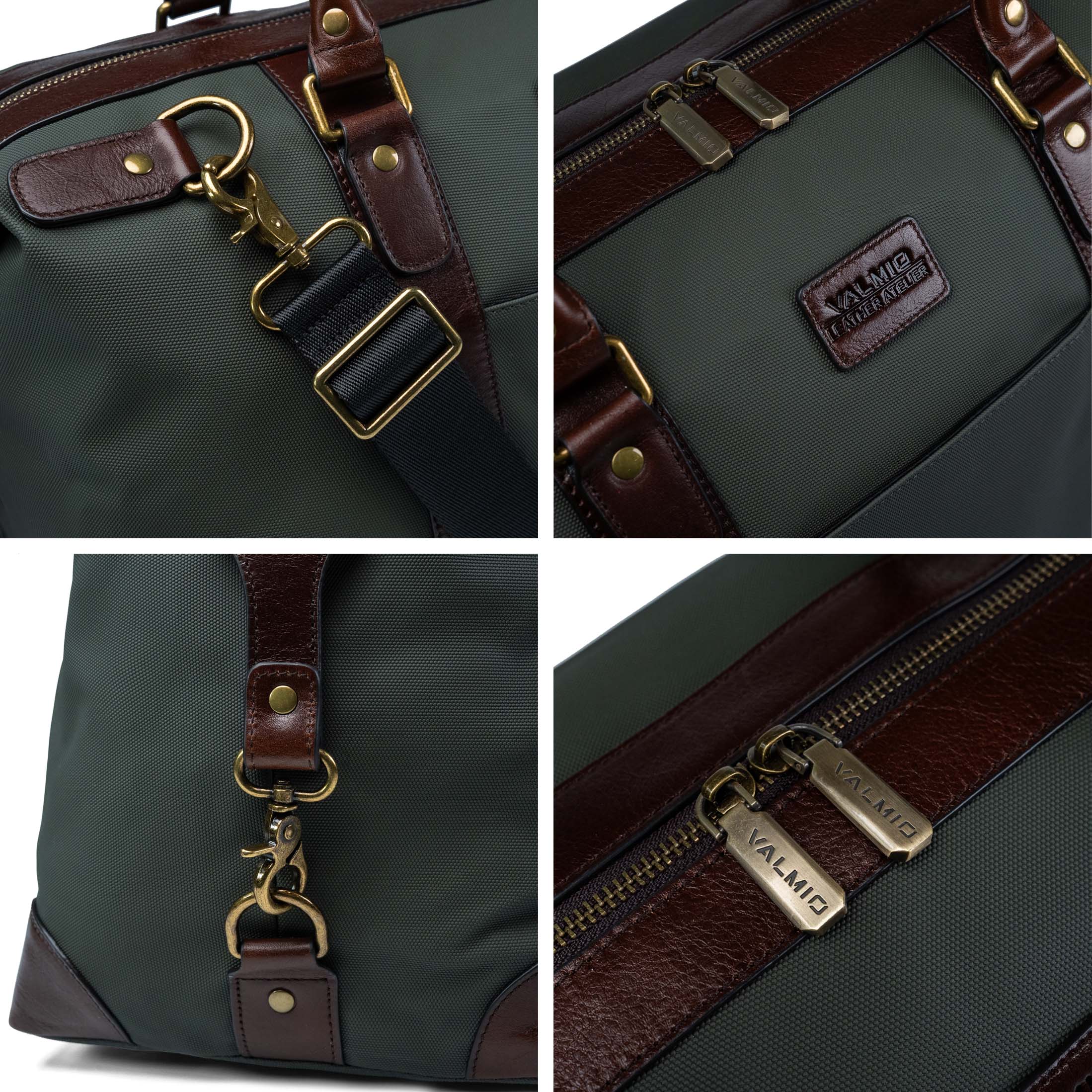 Valmio Brenson Herren-Reisetasche - grün