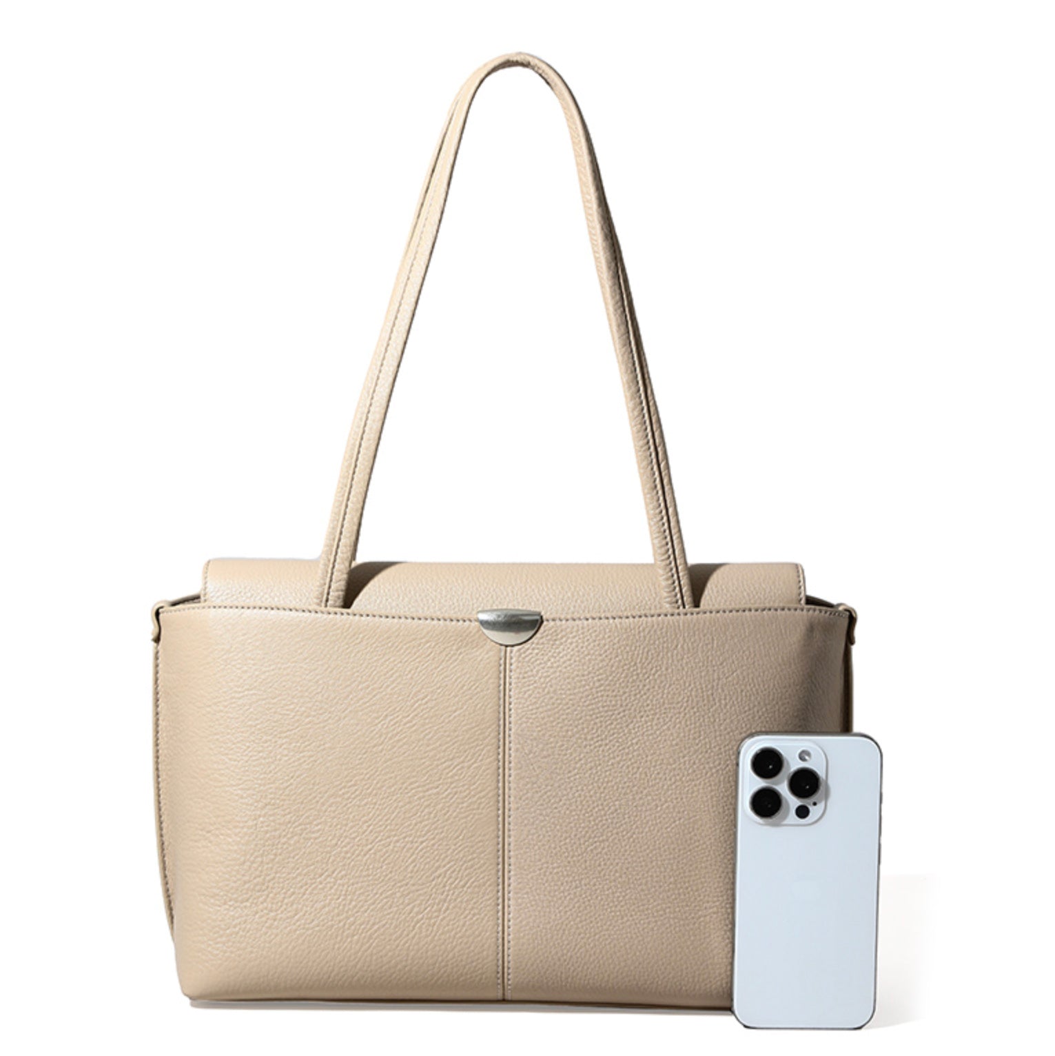 Sac à main en cuir pour femme Valmio Denora - moka