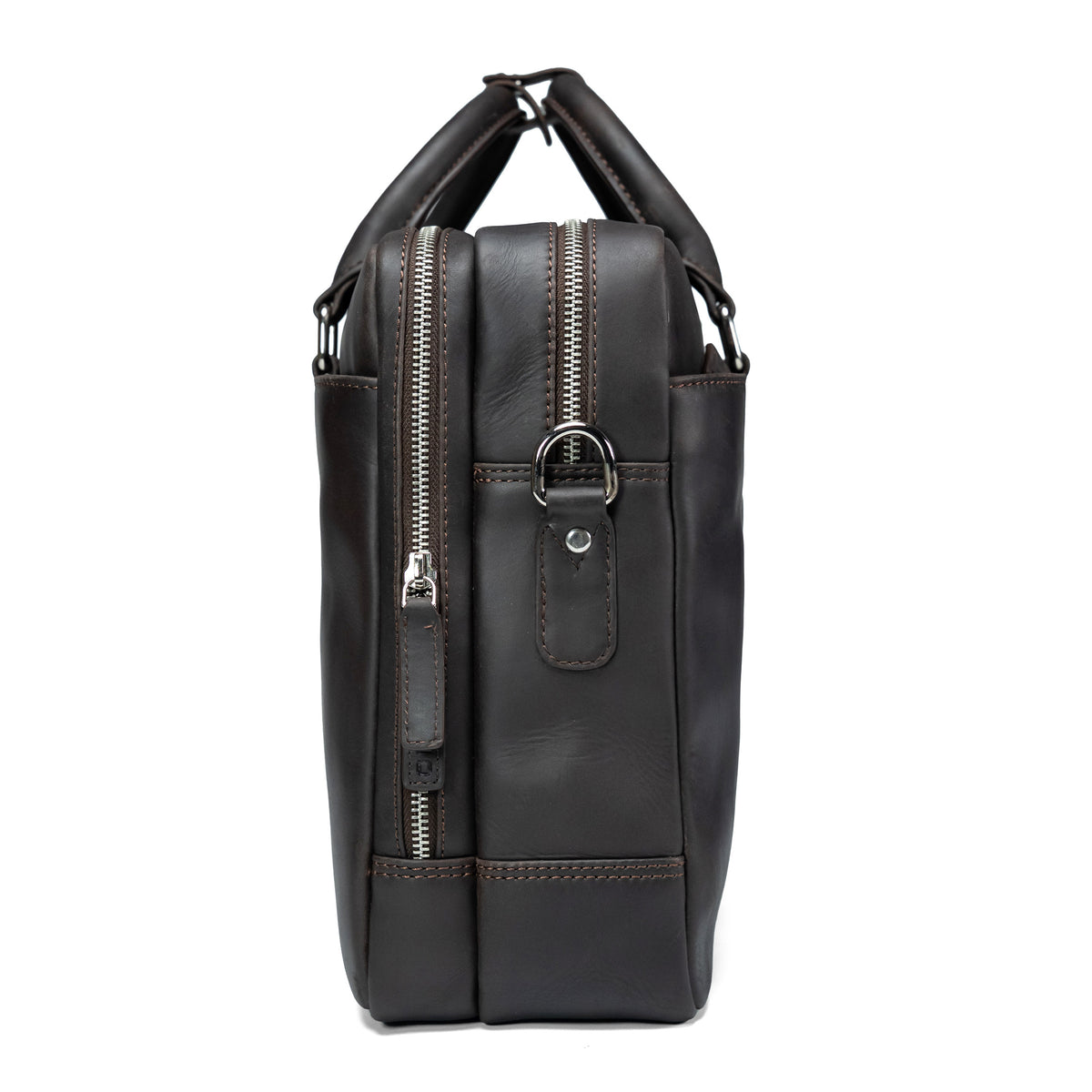 Men's Leather Laptop Bag Valmio Cargo - Brown