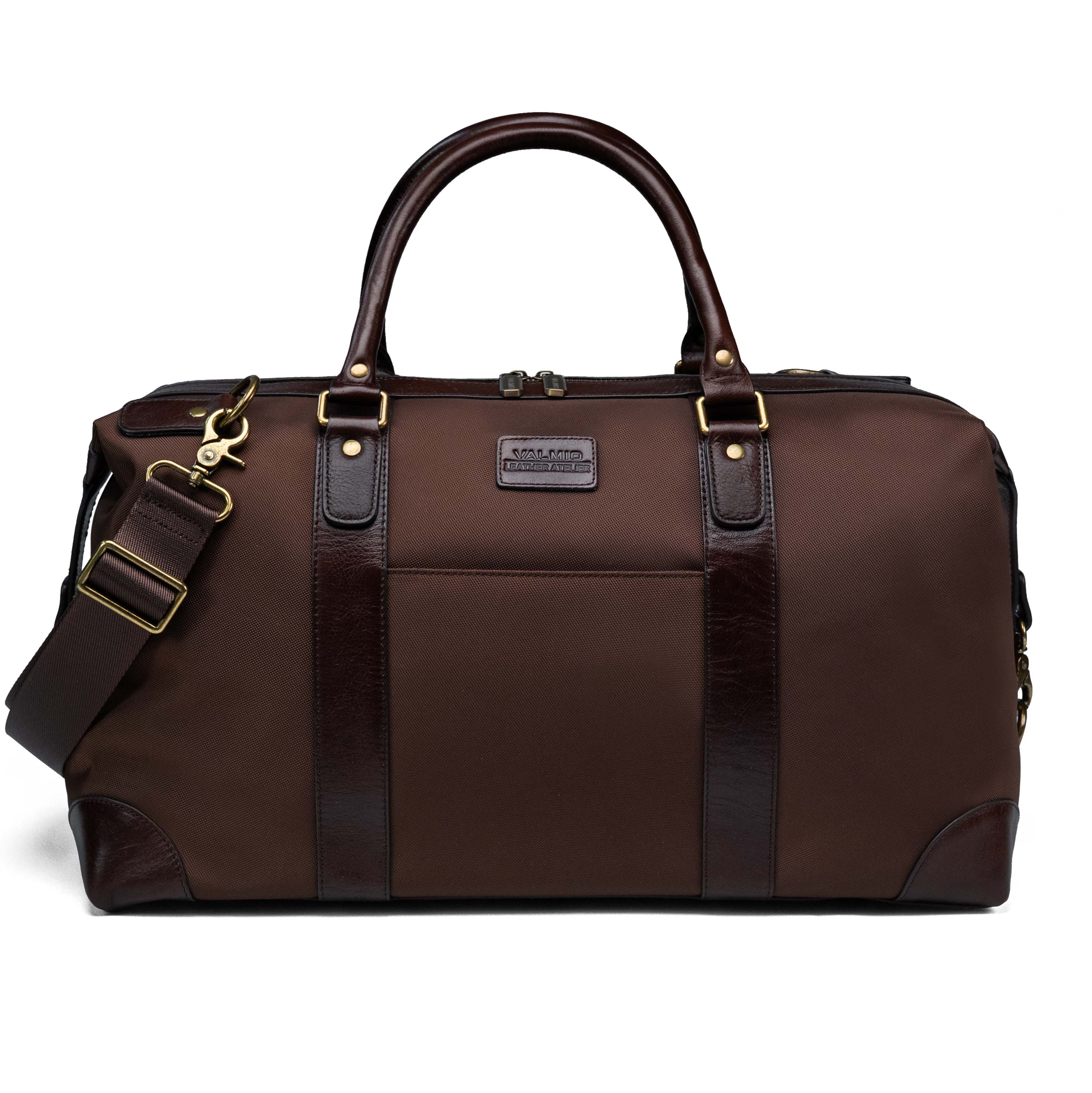 Bolsa de viaje para hombre Valmio Brenson - marrón